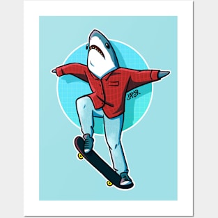 Skate Shark Posters and Art